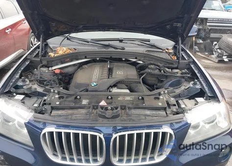 2013 BMW X3 xDrive35I z USA, uszkodzony, nr VIN 5UXWX7C52DL981697